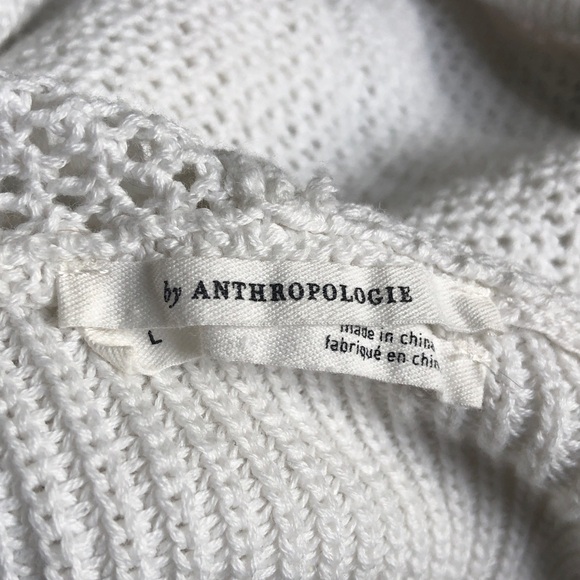 Anthropologie Ombré Sweater Hoodie Pink Blue Large Cotton Blend Pullover - Picture 9 of 14